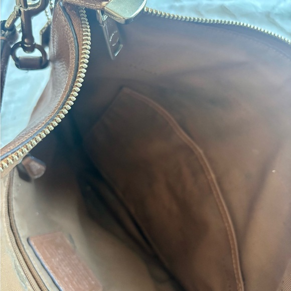 Coach Pebble Leather Crossbody in Warm Chestnut - Picture 5 of 9